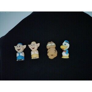 Lot of 4 Vintage 1960's - 1970's Walt Disney Prod. Pencil Topper